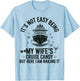 It's Not Easy Being My Wife's Cruise Candy Husband Cruise T-Shirt - T-Shirt | Light Blue