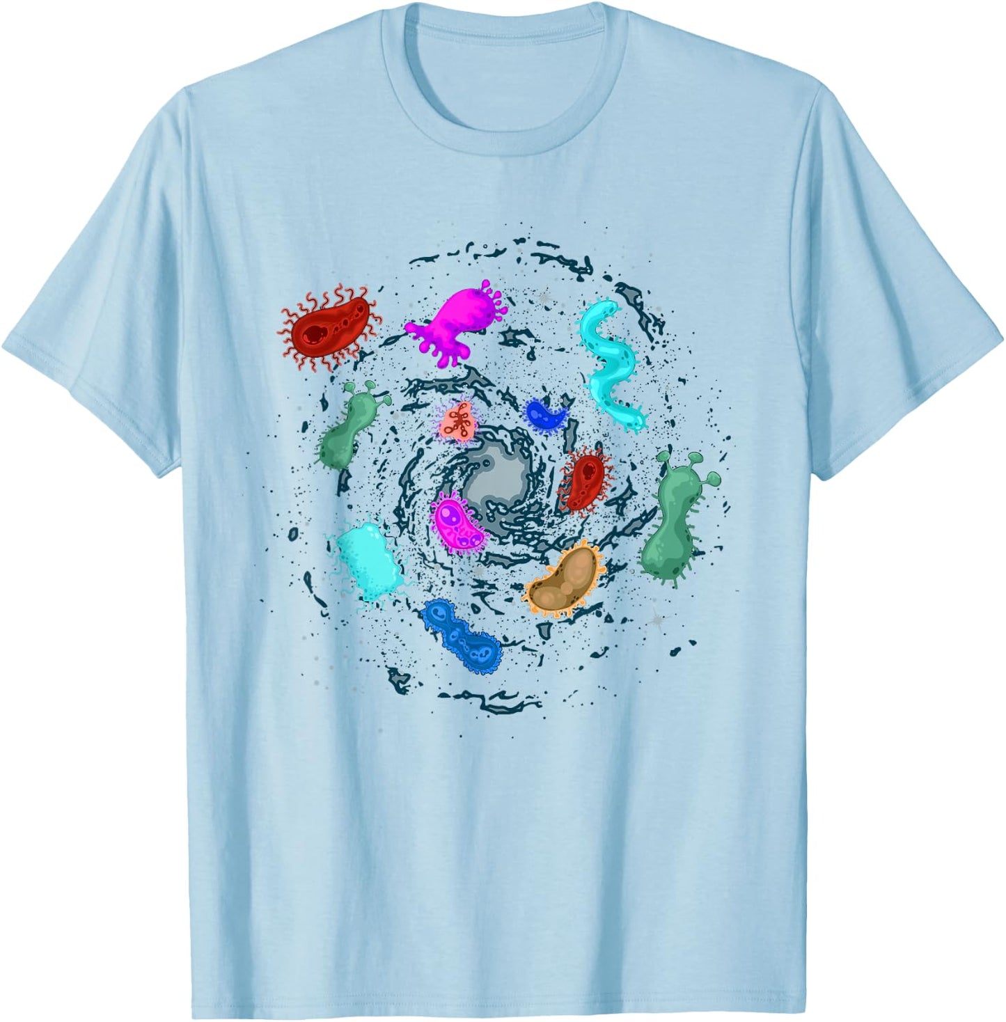 Microbiology Laboratory MTA Biologist Bacteria T-Shirt - T-Shirt | Light Blue