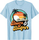 Girls Trip Funny Matching Beaches Booze Besties Best Friends T-Shirt - T-Shirt | Light Blue