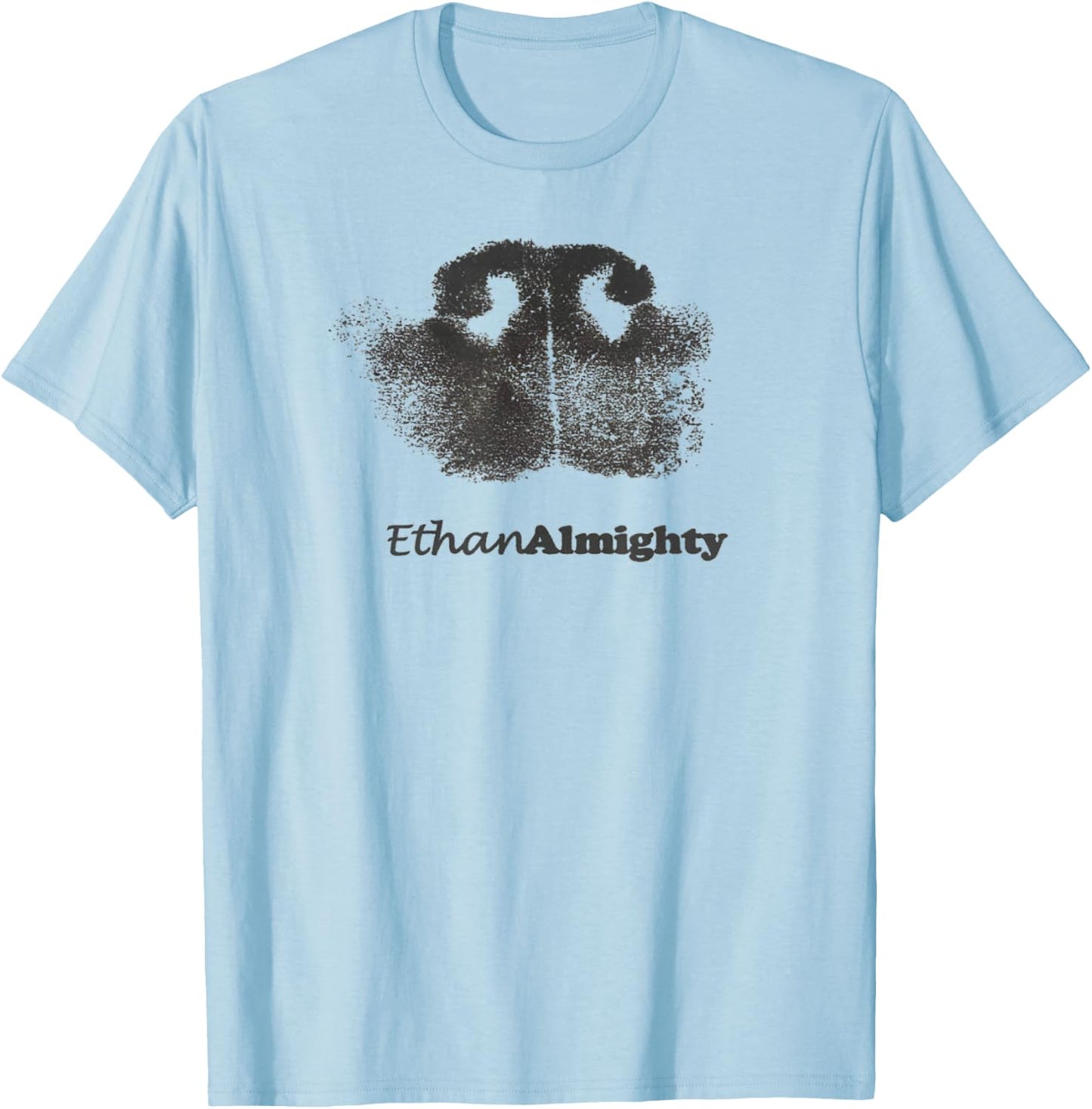 Ethan Nose Print T-Shirt - T-Shirt | Light Blue
