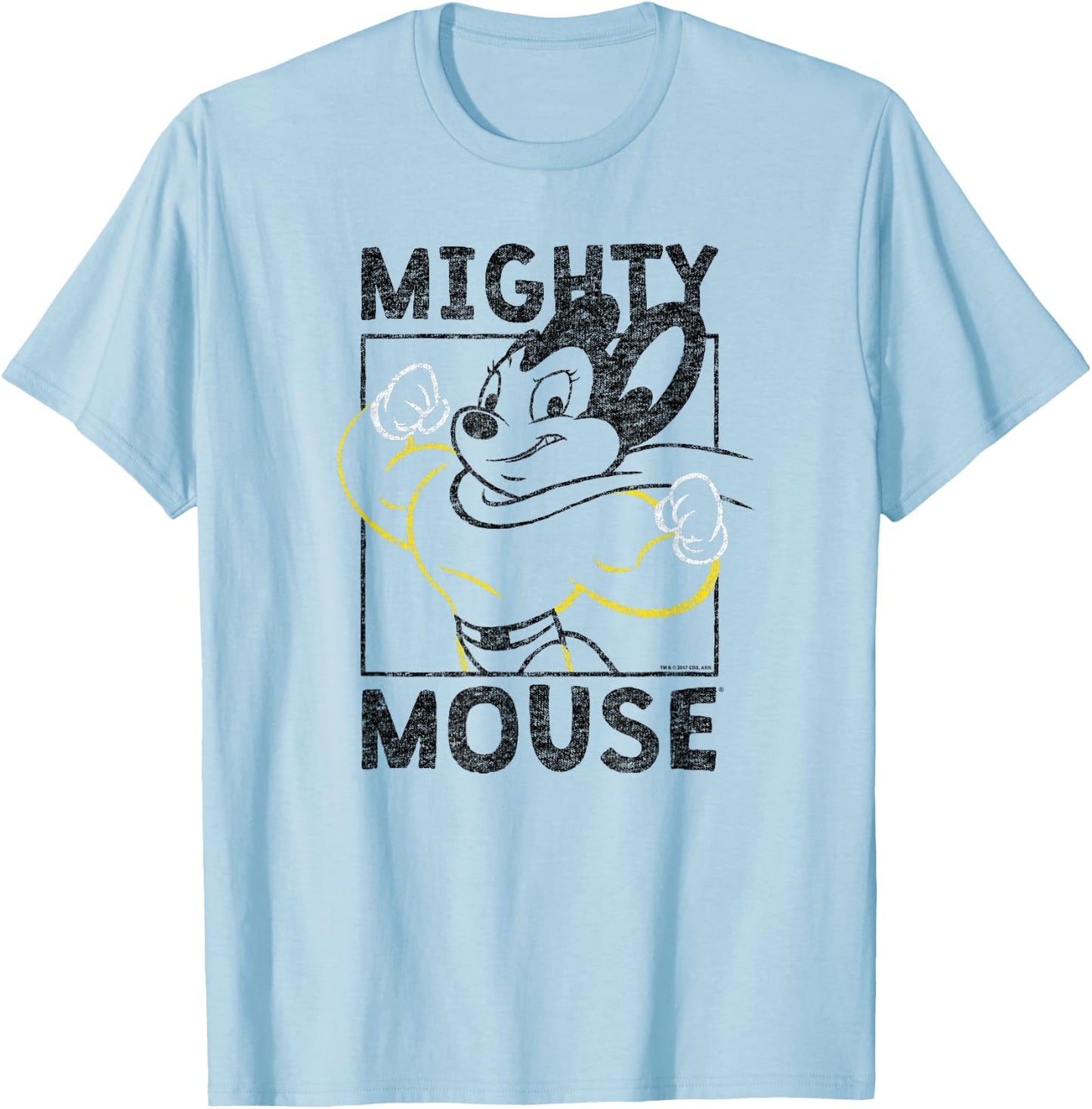 Mighty Mouse Break The Box T-Shirt - T-Shirt | Light Blue