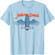 Vintage Jalama Beach California Palm Trees CA Retro Surf Women T-Shirt - T-Shirt | Light Blue