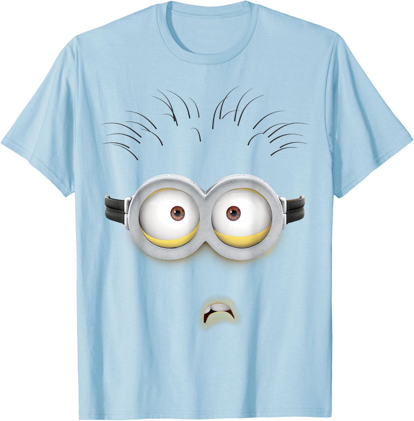 Despicable Me Minions Bob Frown Face Graphic T-Shirt - T-Shirt | Light Blue