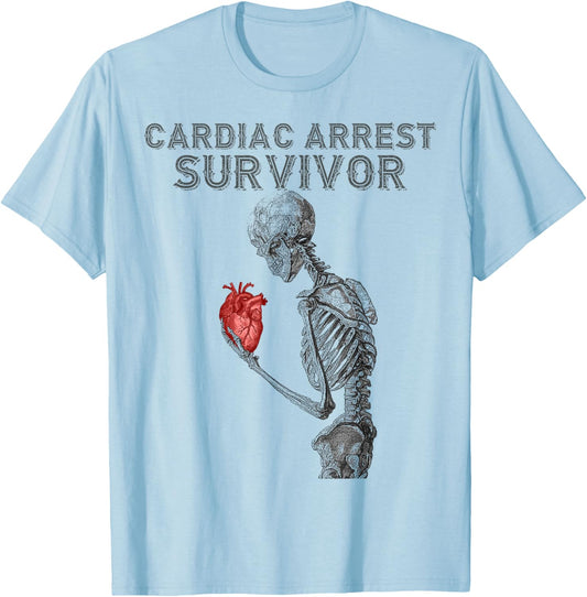 Cardiac Arrest Survivor T-Shirt - T-Shirt | Light Blue