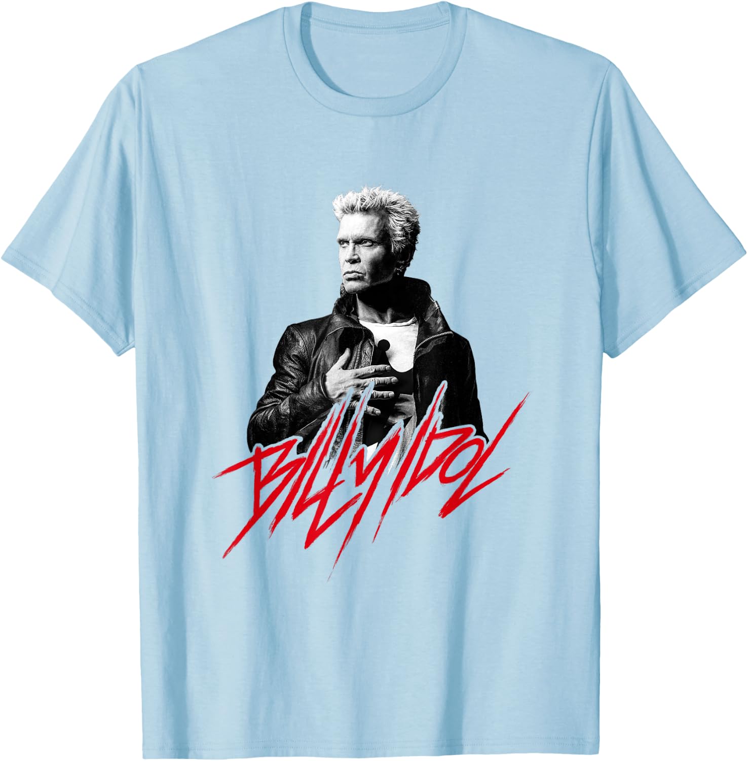 Billy Idol - Rebel Yell Portrait Small T-Shirt - T-Shirt | Light Blue