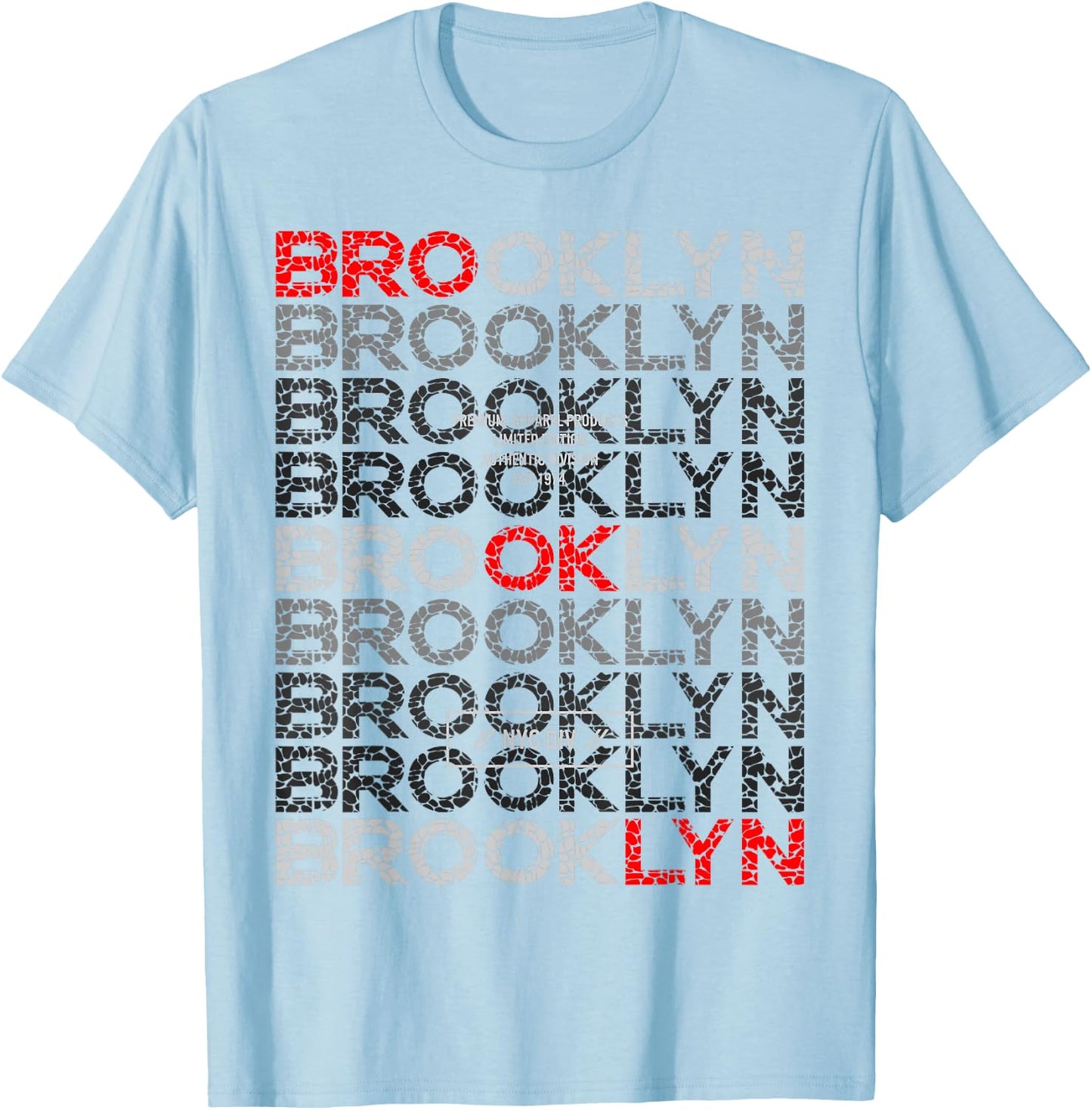 Brooklyn NYC DIV T-Shirt - T-Shirt | Light Blue