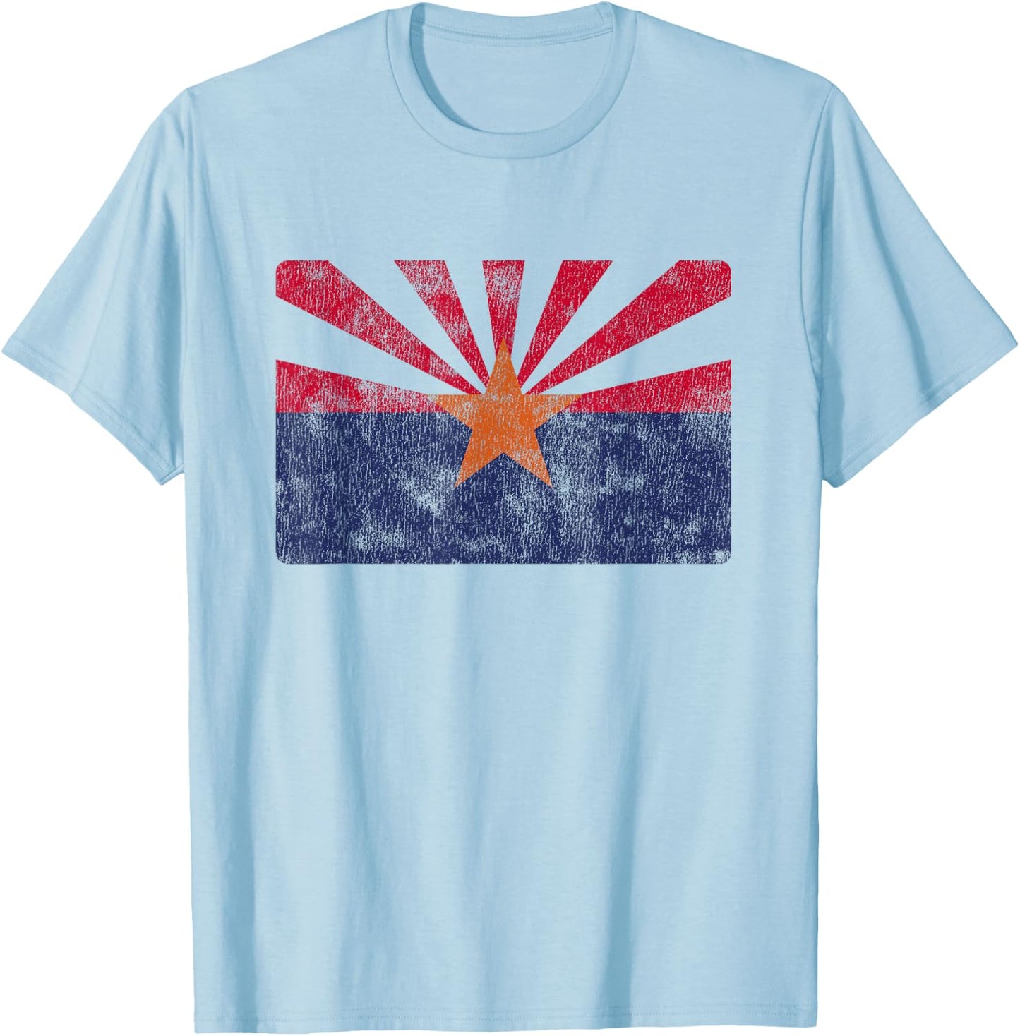 Vintage Arizona Flag AZ Souvenir T-Shirt - T-Shirt | Light Blue