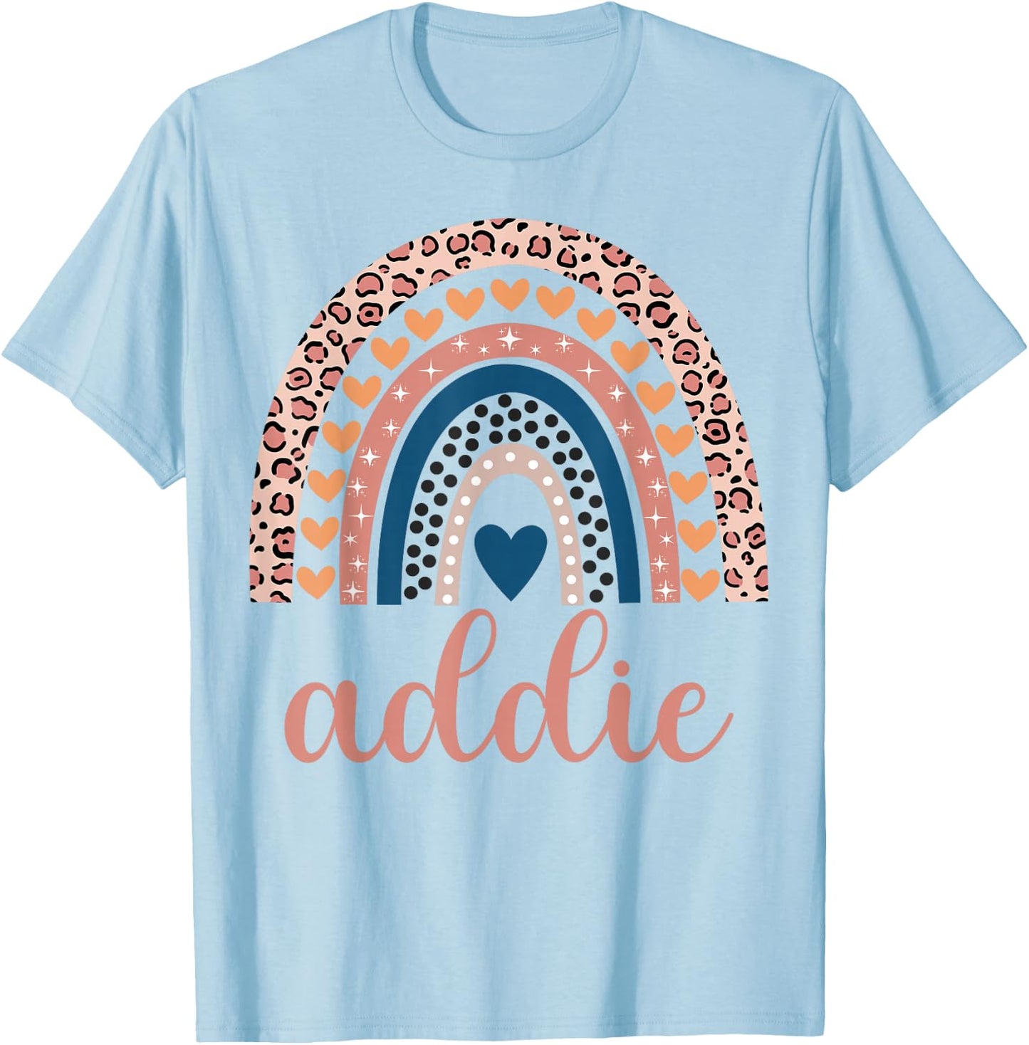 Addie Addie Name Birthday Shirt Gift T-Shirt - T-Shirt | Light Blue