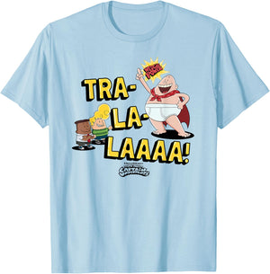 Captain Underpants The First Epic Movie Wedgie Power Small T-Shirt - T-Shirt | Light Blue