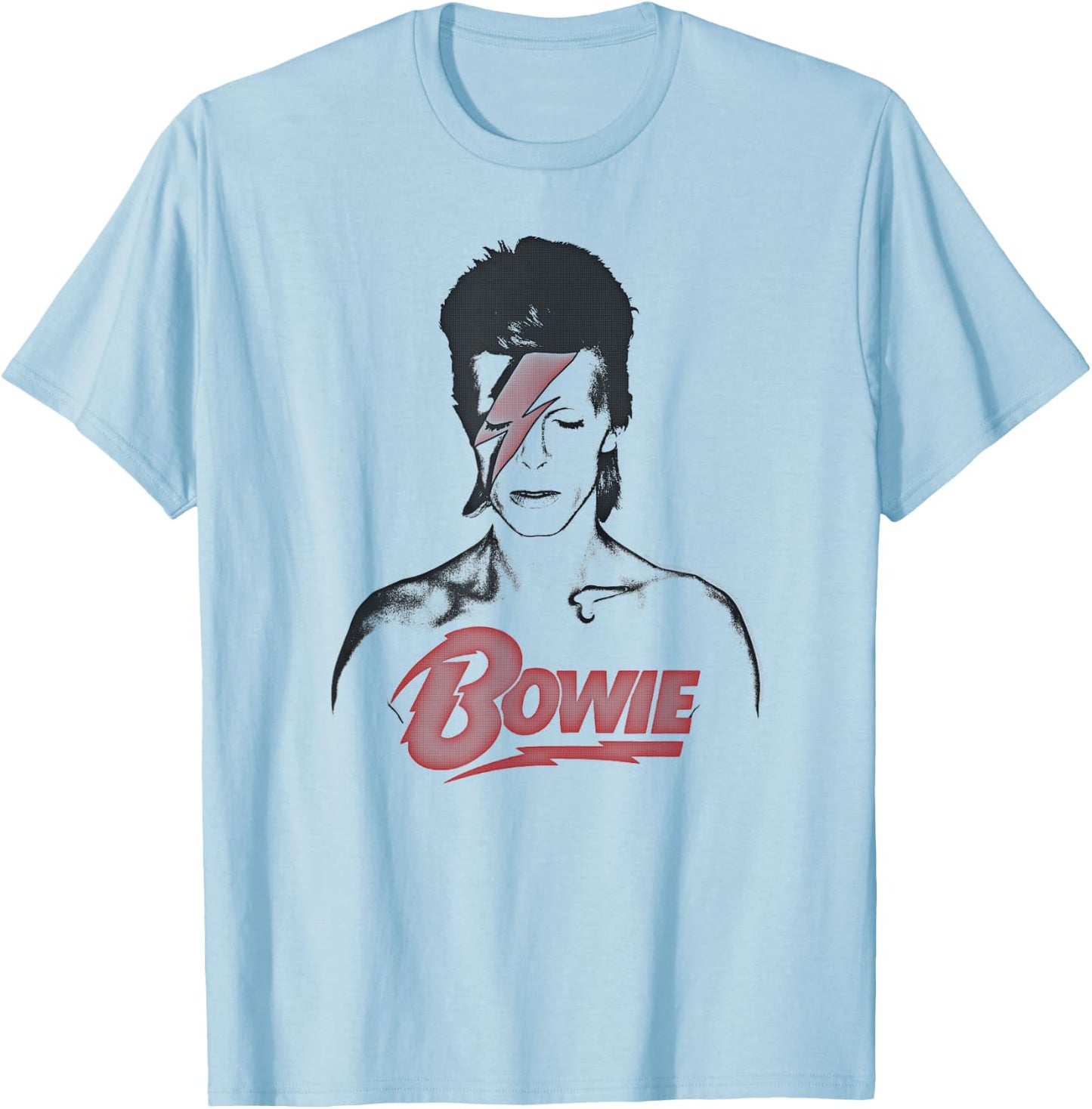 David Bowie - Aladdin Sane T-Shirt - T-Shirt | Light Blue