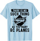 RC Plane Pilot Radio Controlled Jet RC Airplane T-Shirt - T-Shirt | Light Blue