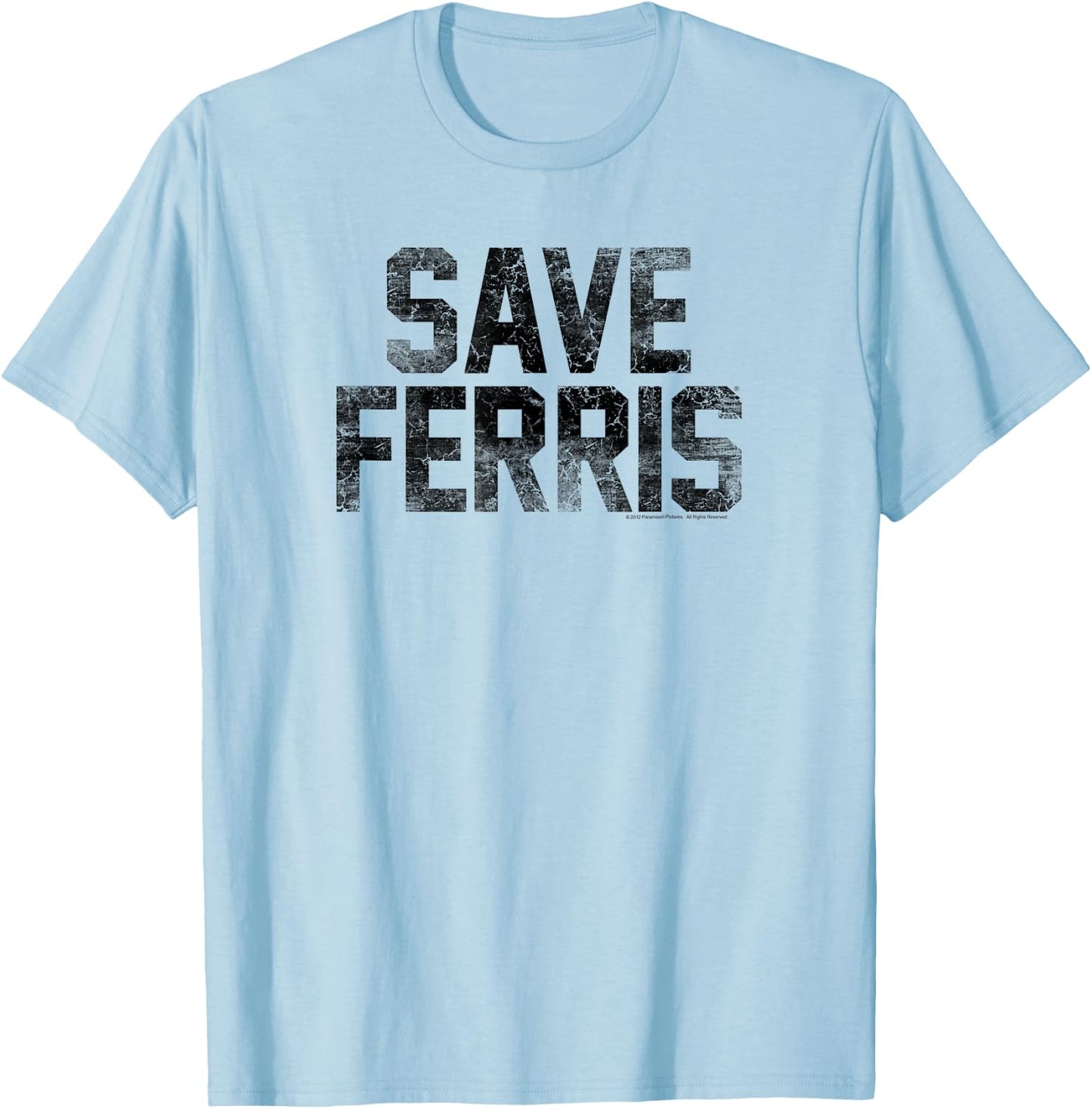 Ferris Bueller Save Ferris T-Shirt - T-Shirt | Light Blue