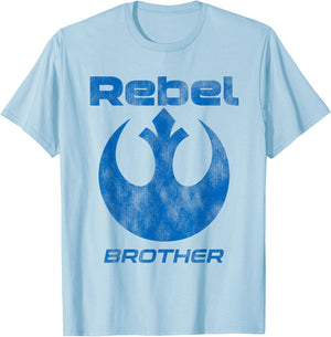 Star Wars Rebel Alliance Matching Family BROTHER T-Shirt - T-Shirt | Light Blue