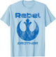Star Wars Rebel Alliance Matching Family BROTHER T-Shirt - T-Shirt | Light Blue