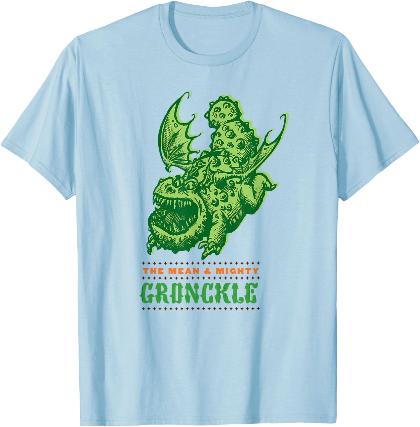 DreamWorks' Dragons: Green Gronckle T-Shirt - T-Shirt | Light Blue