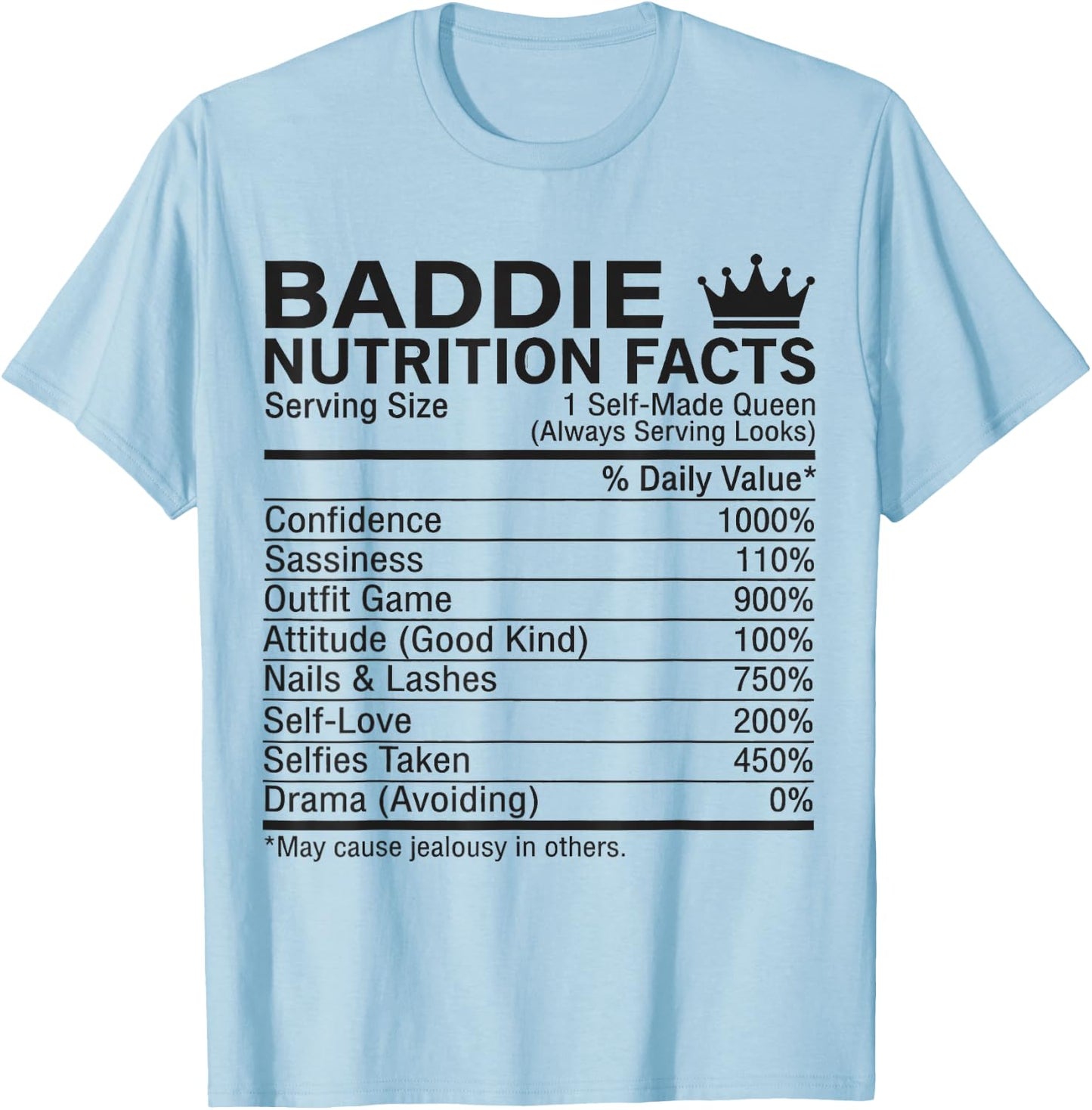 Certified Baddie T-Shirt - T-Shirt | Light Blue