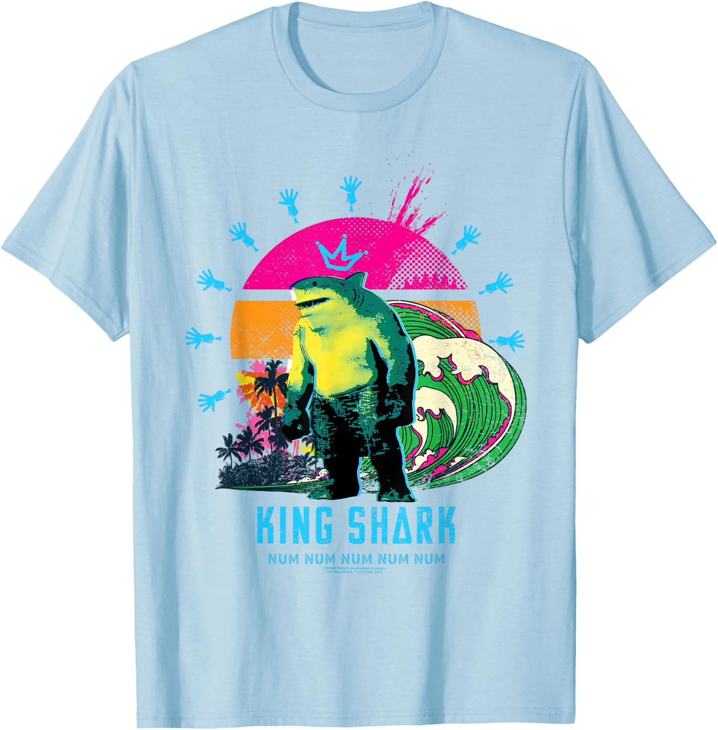 The Suicide Squad King Shark T-Shirt - T-Shirt | Light Blue