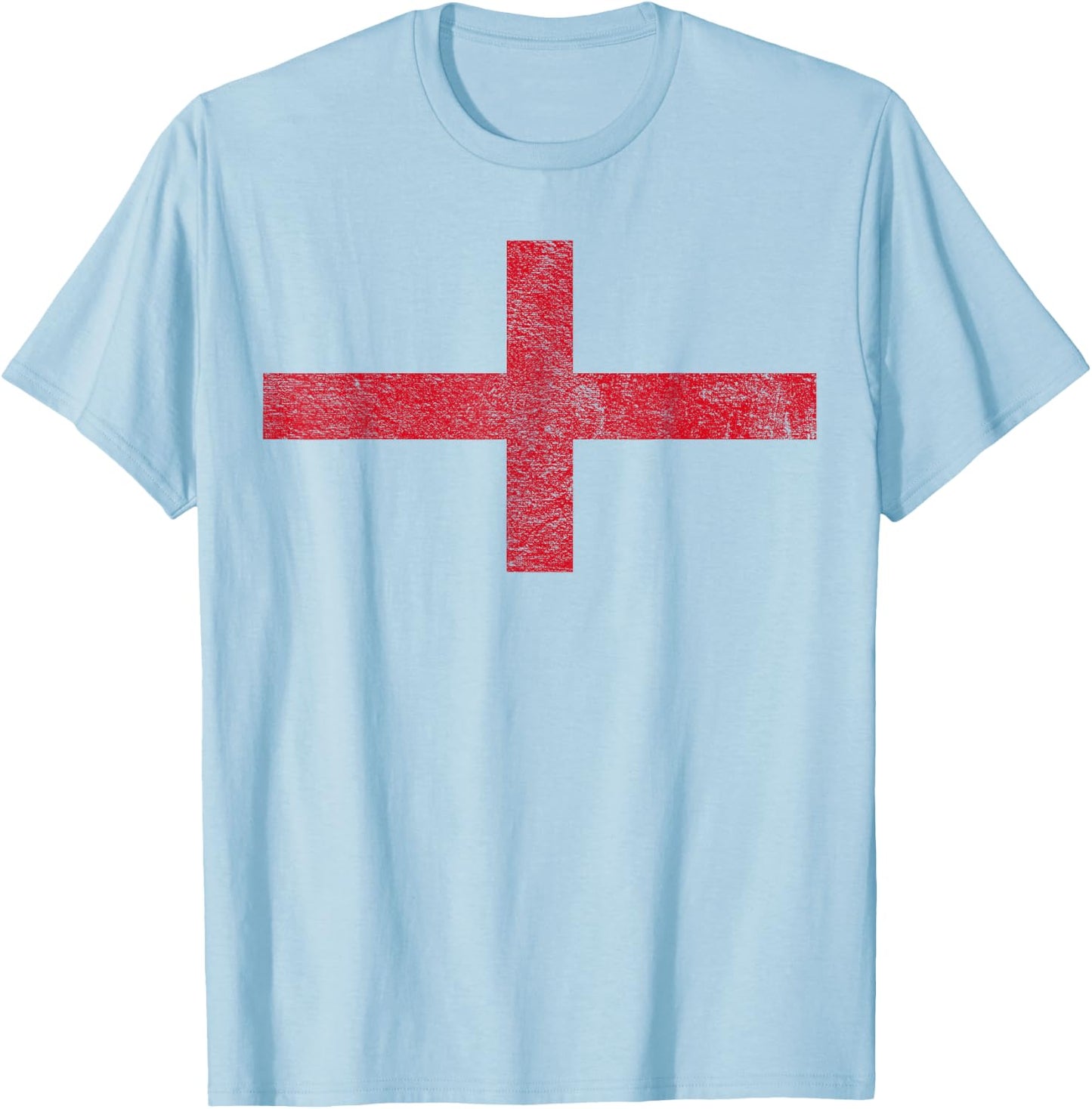 England St Georges Cross Flag T-Shirt - T-Shirt | Light Blue