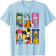 Disney Mickey and Friends Group Shot Panels T-Shirt - T-Shirt | Light Blue