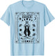 Witchy Bride Coven Tarot Celestial Gothic Bachelorette Party T-Shirt - T-Shirt | Light Blue