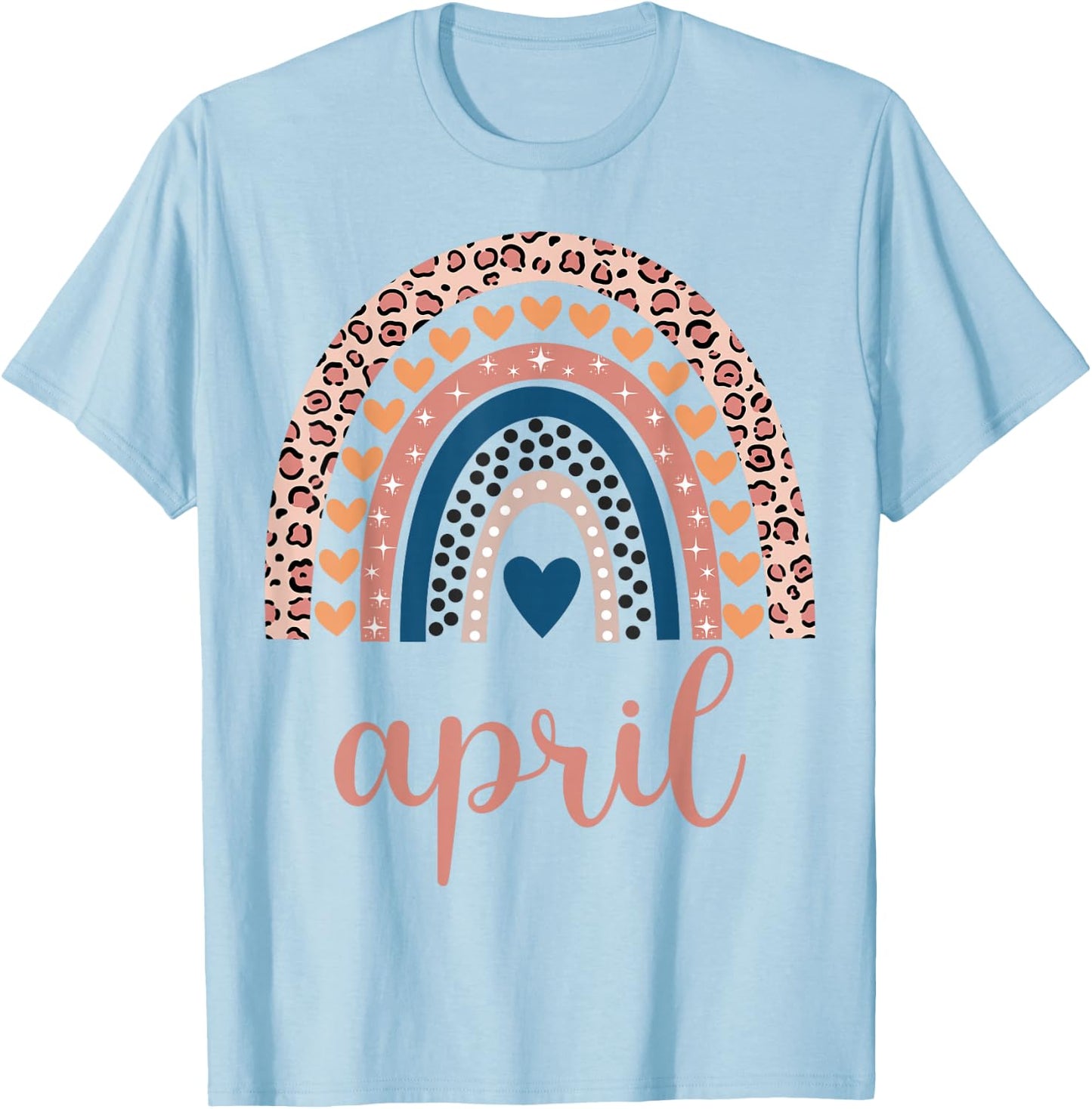 April April Name Birthday Shirt Gift T-Shirt - T-Shirt | Light Blue