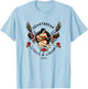 Heartbreak Lyrics & Liquor. Vintage Pinup Girl Guitar Art Small T-Shirt - T-Shirt | Light Blue