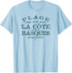 JCombs: Cote des Basques Beach, Biarritz, France T-Shirt - T-Shirt | Light Blue