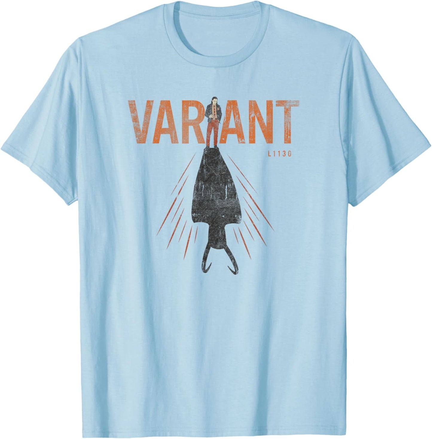 Marvel Loki Variant L1130 Shadow T-Shirt - T-Shirt | Light Blue