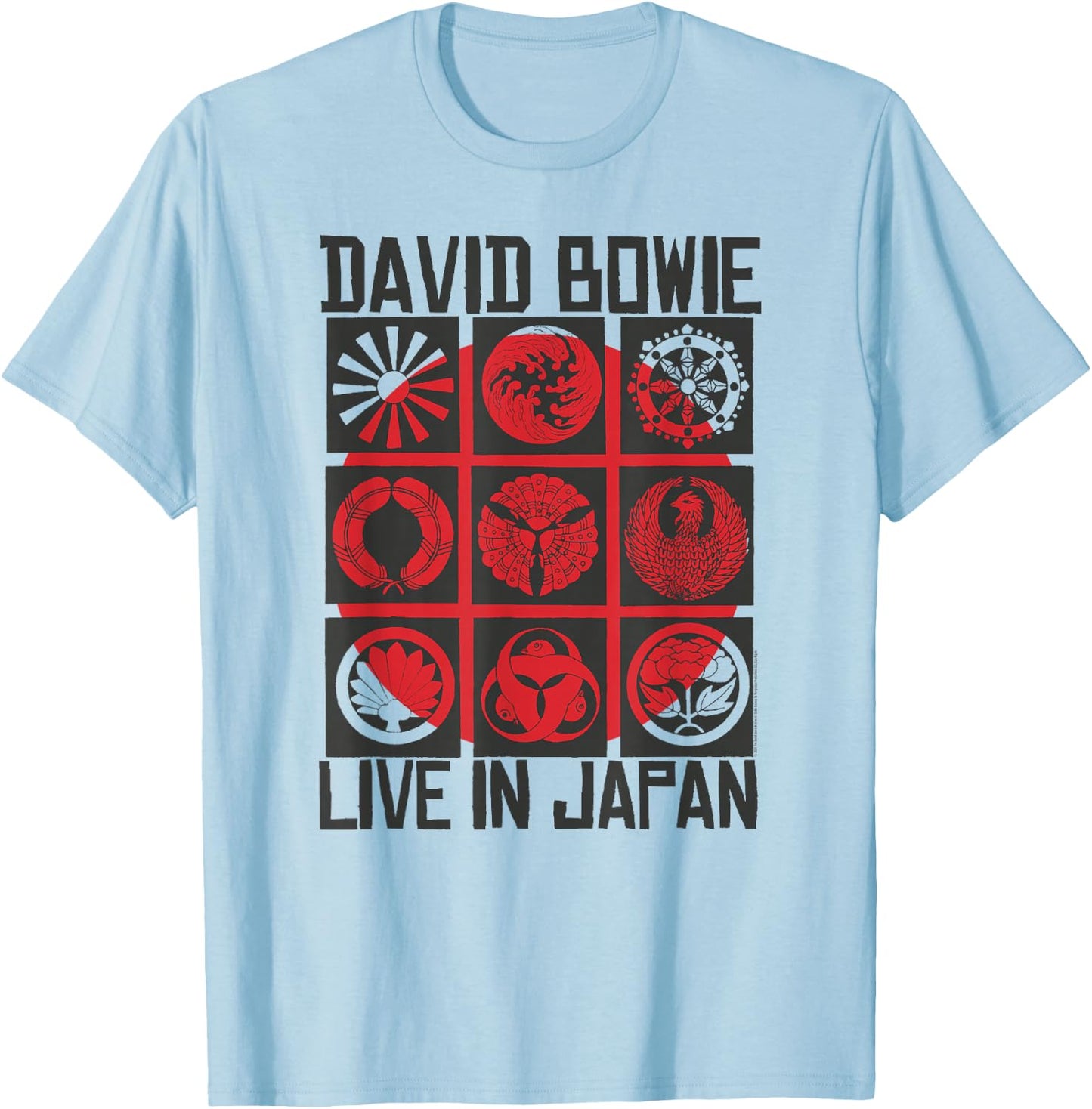 David Bowie - Live In Japan T-Shirt - T-Shirt | Light Blue