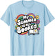 My Summer Is All Booked Book Reading Summer Reading T-Shirt - T-Shirt | Light Blue