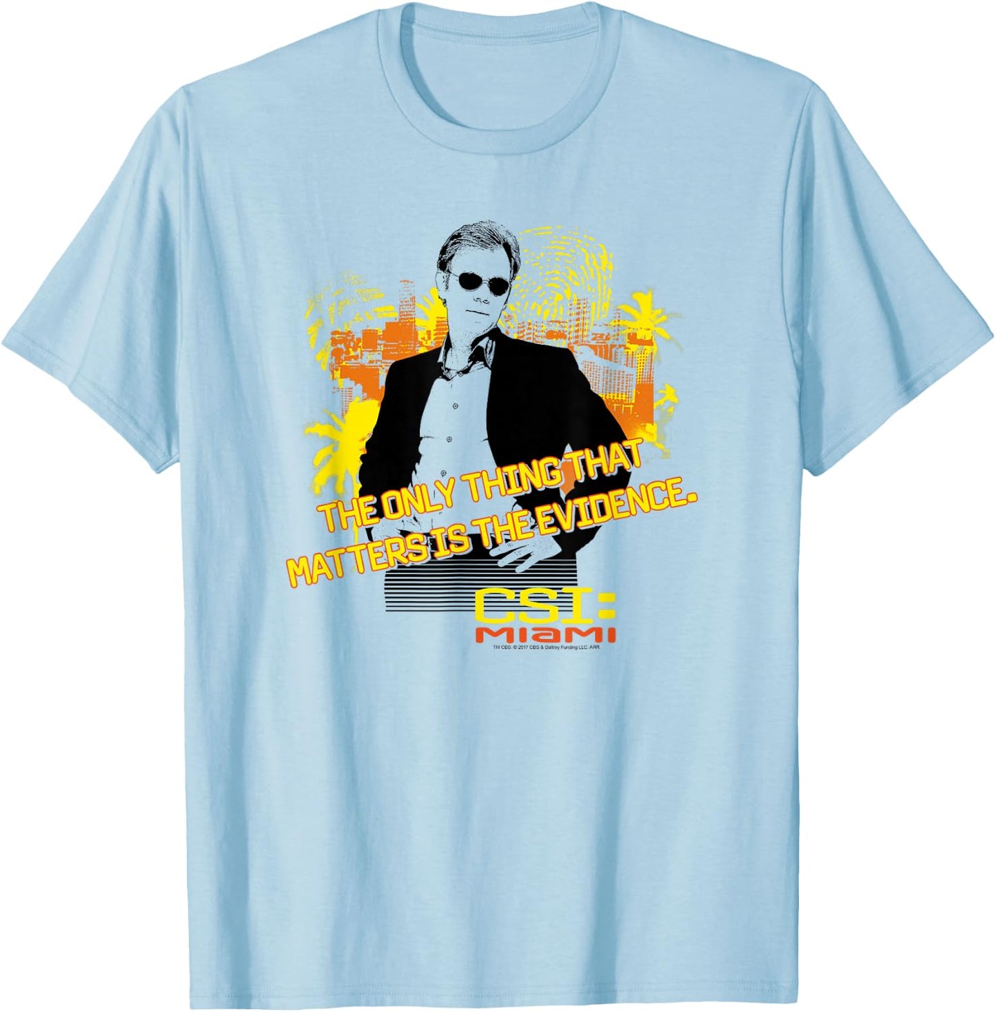 CSI: Miami Hand On Hips T-Shirt - T-Shirt | Light Blue