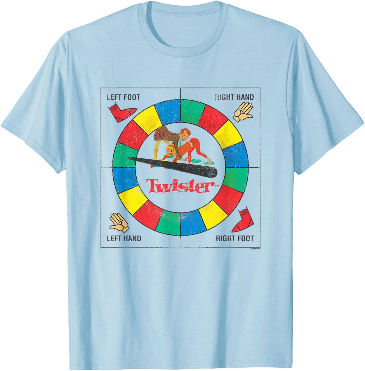 Twister Spinner T-Shirt - T-Shirt | Light Blue