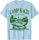 Bride Squad Camp Bach Lake Club Bachelorette Party 2024 T-Shirt - T-Shirt | Light Blue