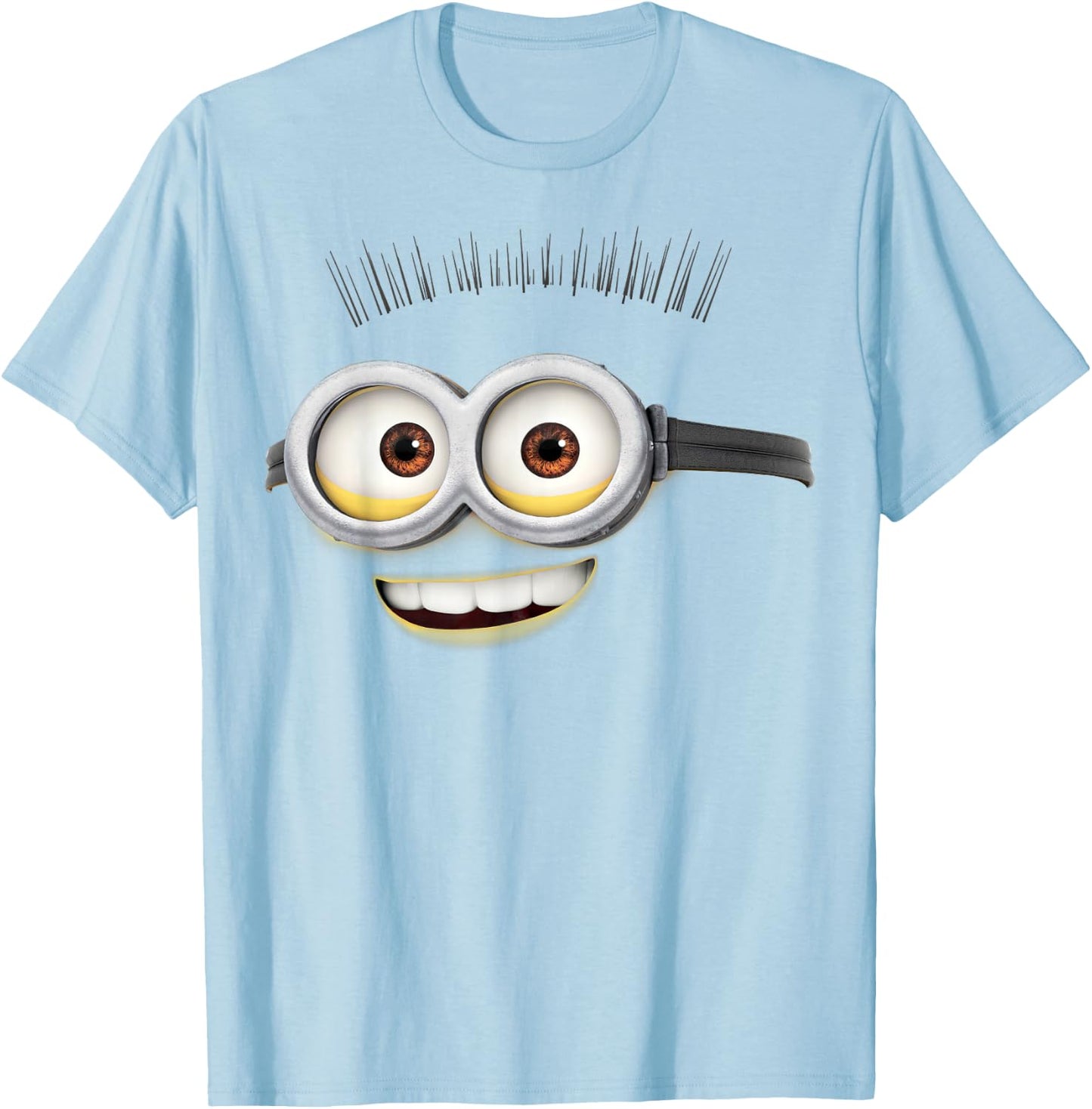 Despicable Me Minions Jerry Open Smile Graphic T-Shirt - T-Shirt | Light Blue