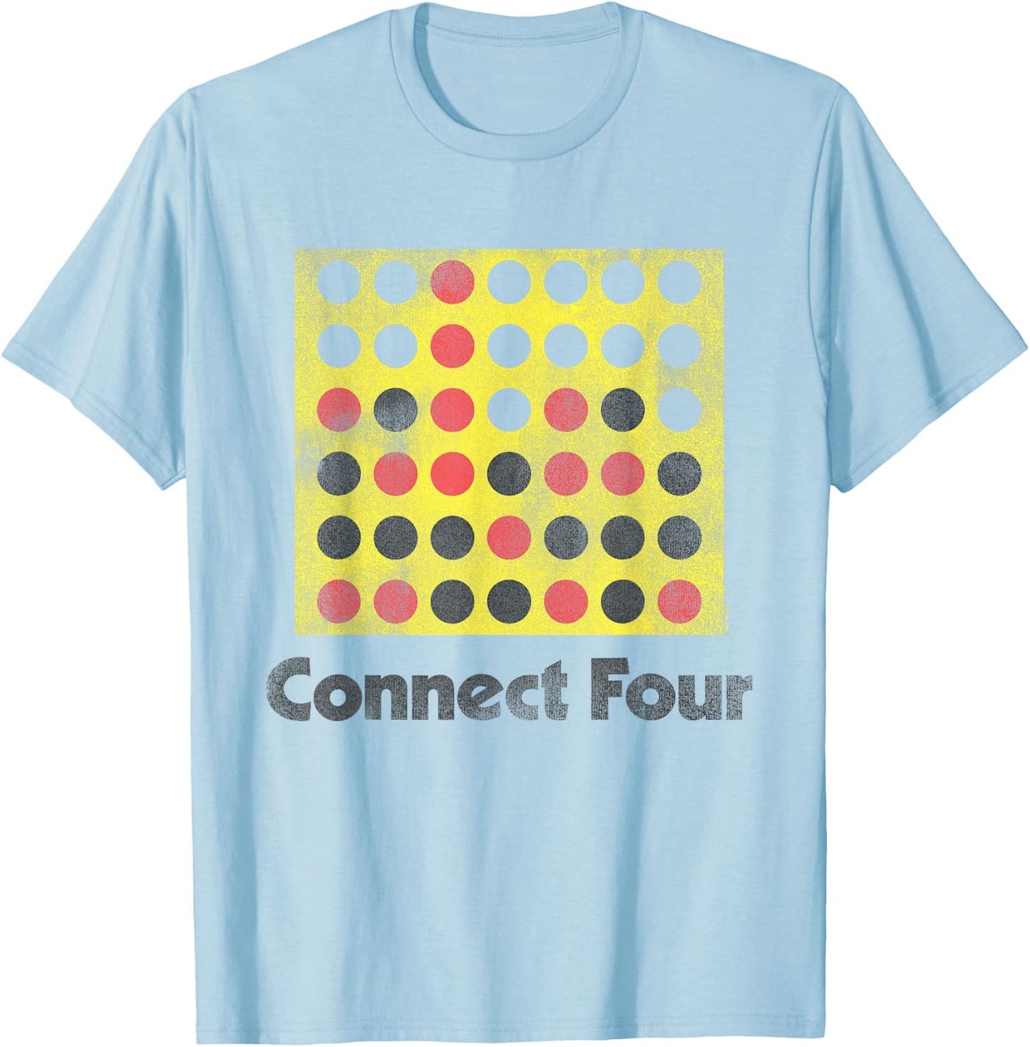 Connect Four Connect Four Red T-Shirt - T-Shirt | Light Blue