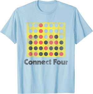 Connect Four Connect Four Red T-Shirt - T-Shirt | Light Blue