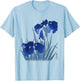 Japanese art print irises by Ohara Koson T-Shirt - T-Shirt | Light Blue