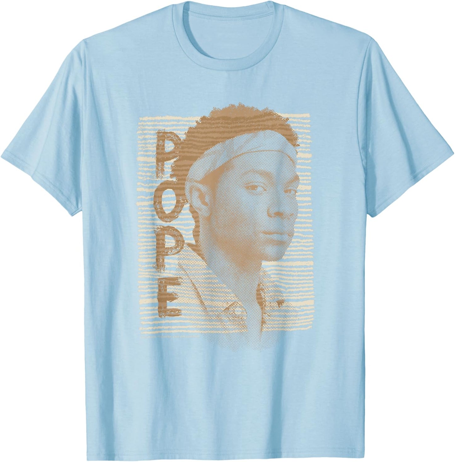 Outer Banks Pope Sepia Tone Portrait T-Shirt - T-Shirt | Light Blue