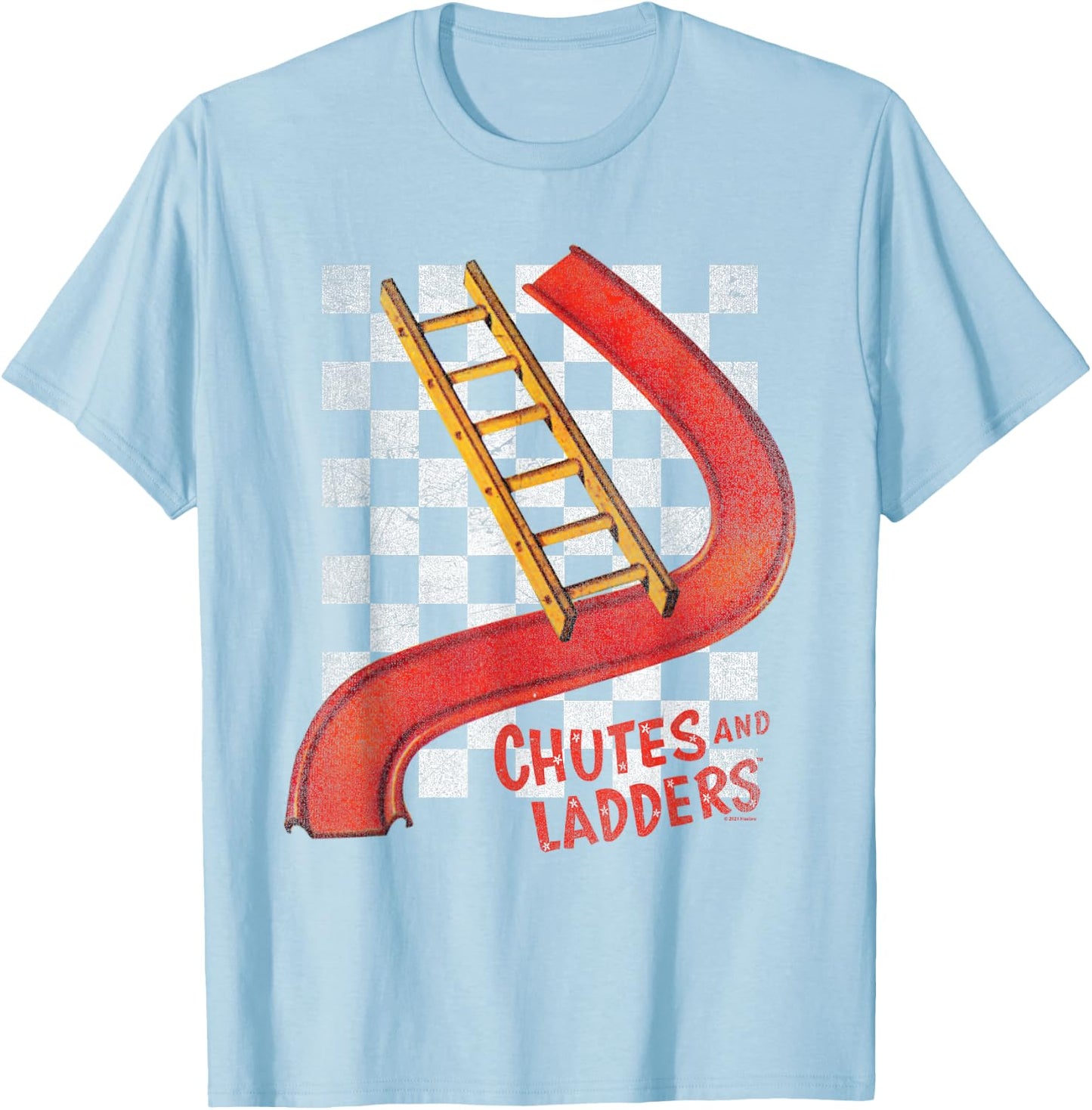 Chutes and Ladders Just a Chute and a Ladder T-Shirt - T-Shirt | Light Blue