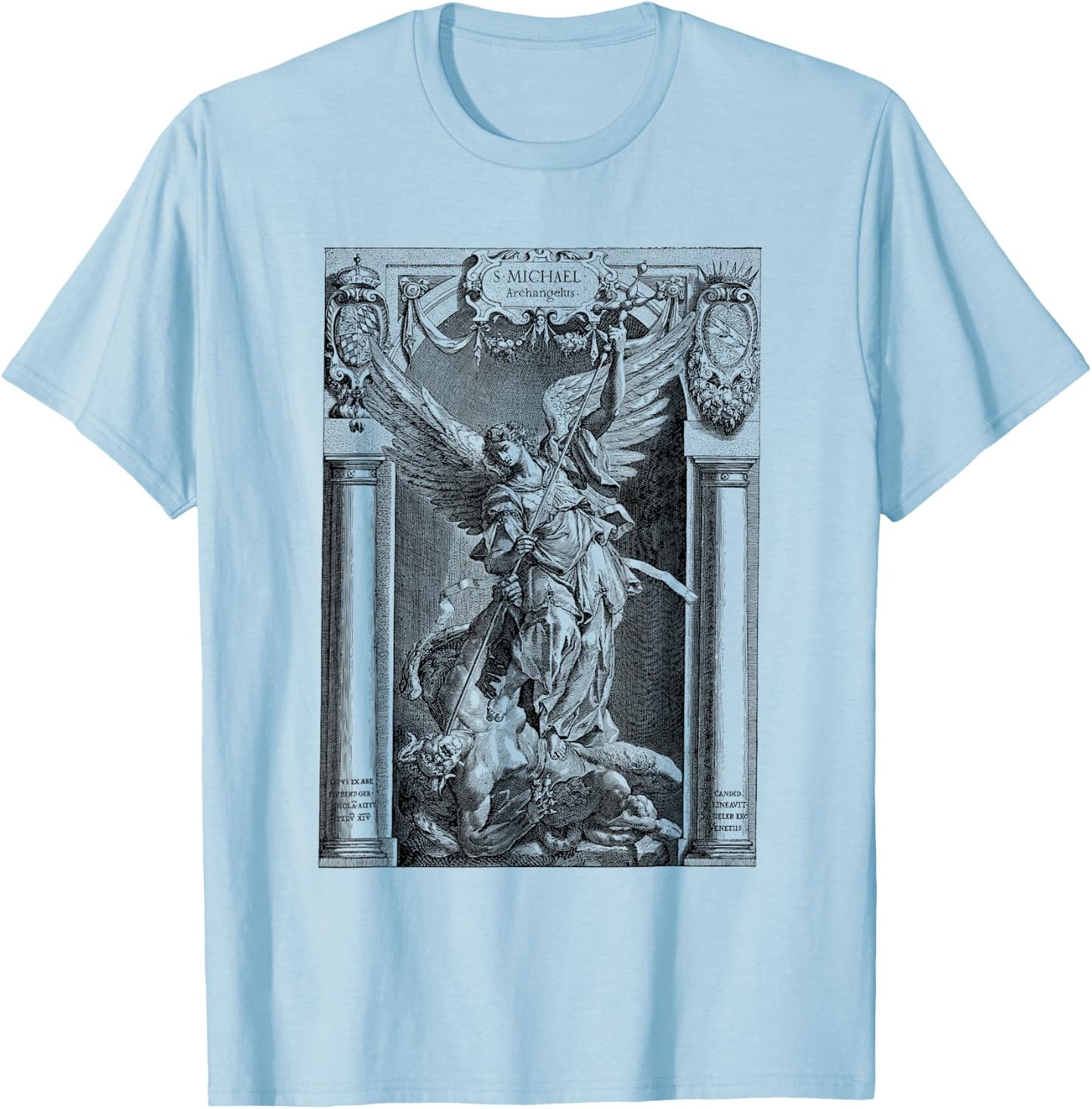 Archangel Michael. T-Shirt - T-Shirt | Light Blue