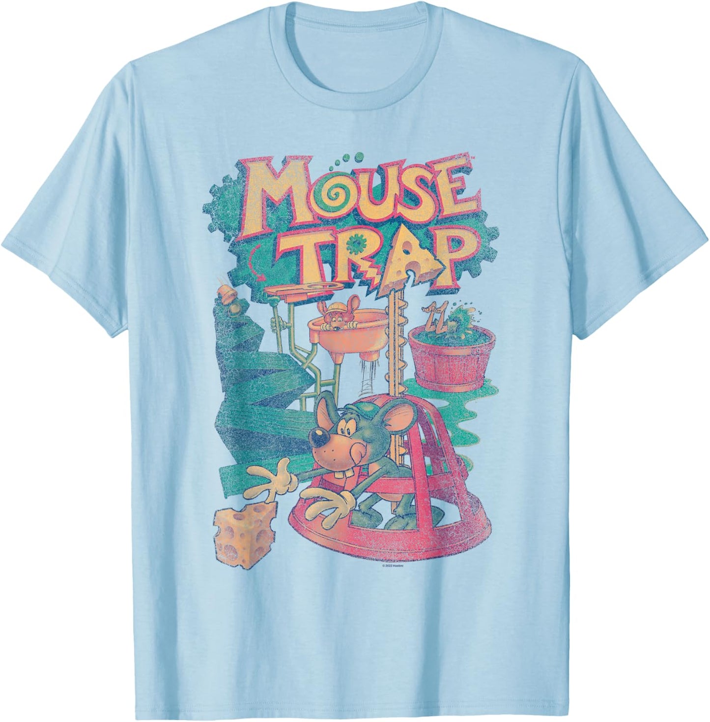 Mouse Trap Contraption T-Shirt - T-Shirt | Light Blue