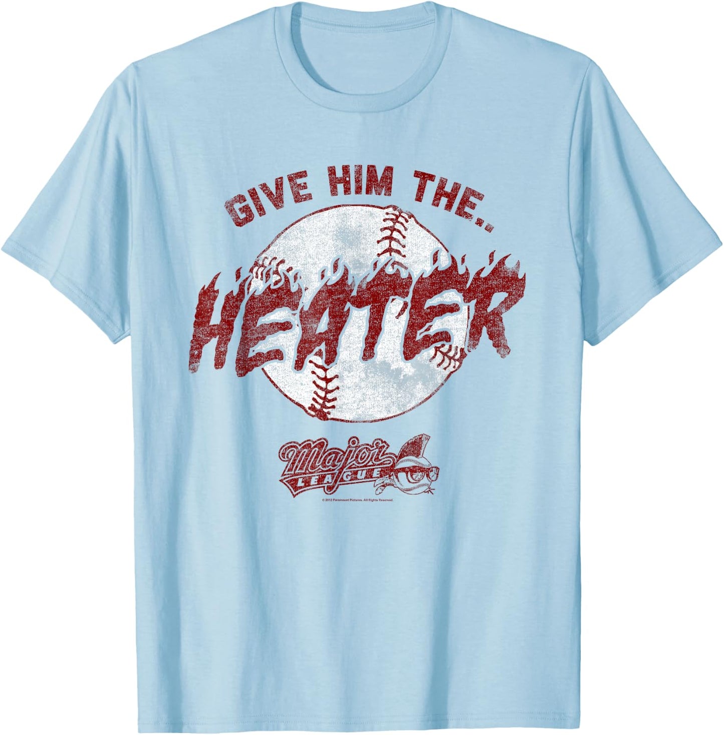 Major League The Heater T-Shirt - T-Shirt | Light Blue