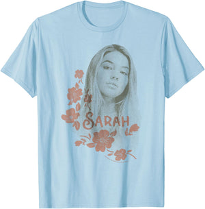 Outer Banks Sarah Floral Portrait T-Shirt - T-Shirt | Light Blue