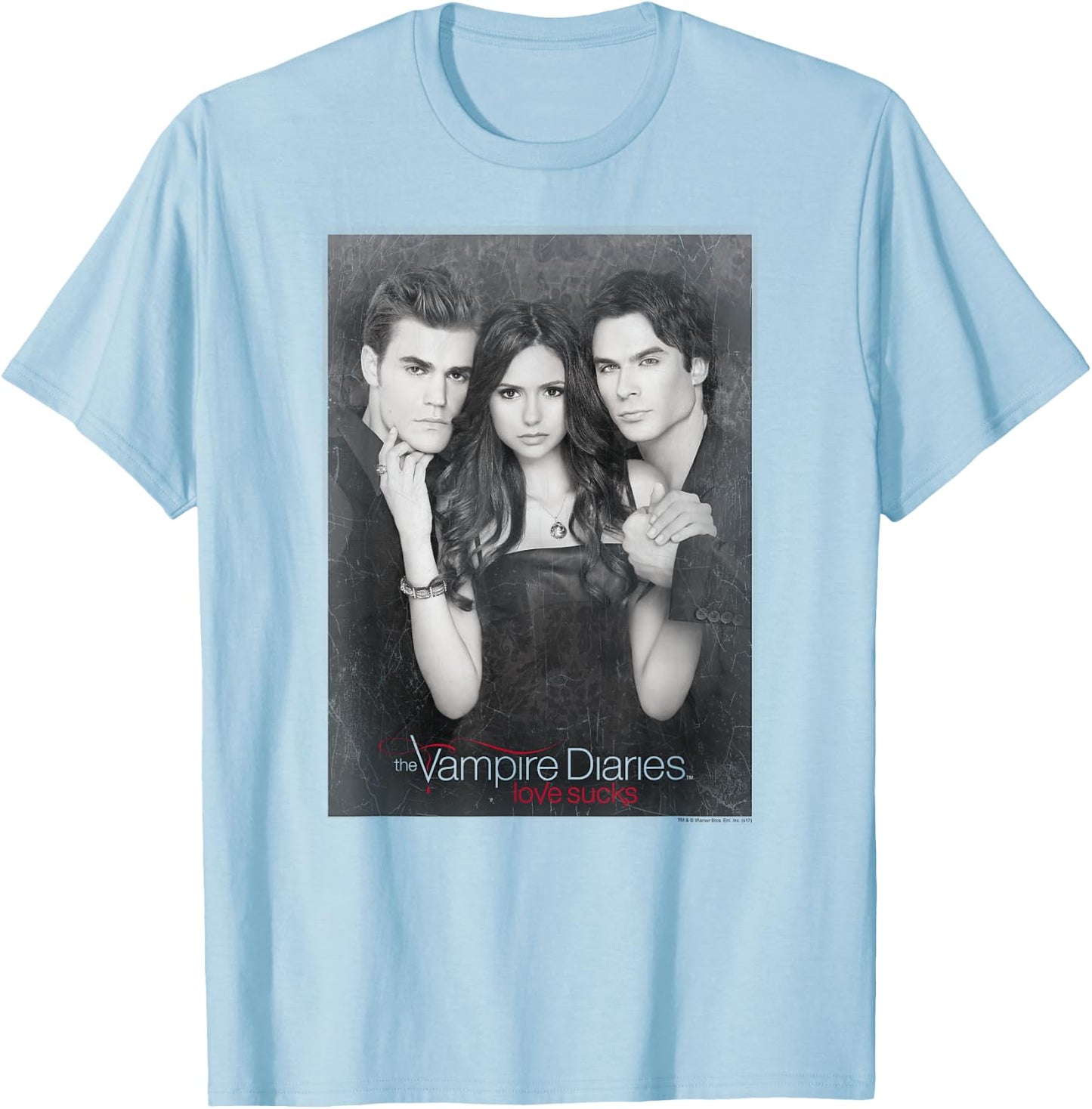 Vampire Diaries That was Then Small T-Shirt - T-Shirt | Light Blue