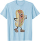Distressed Walking Drive in Movie Hot Dog T-Shirt - T-Shirt | Light Blue