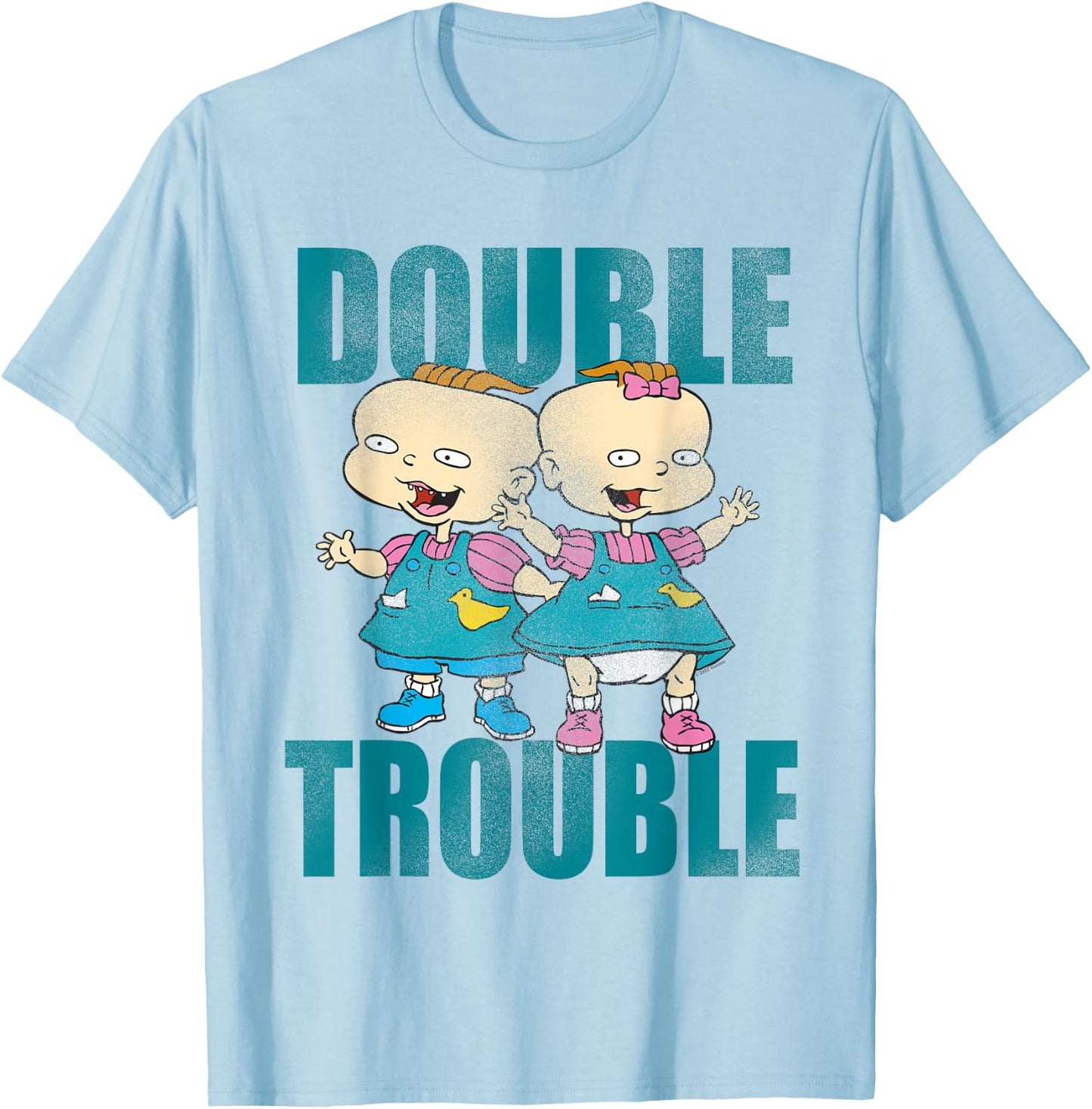 Rugrats Phil and Lil Double Trouble T-Shirt - T-Shirt | Light Blue