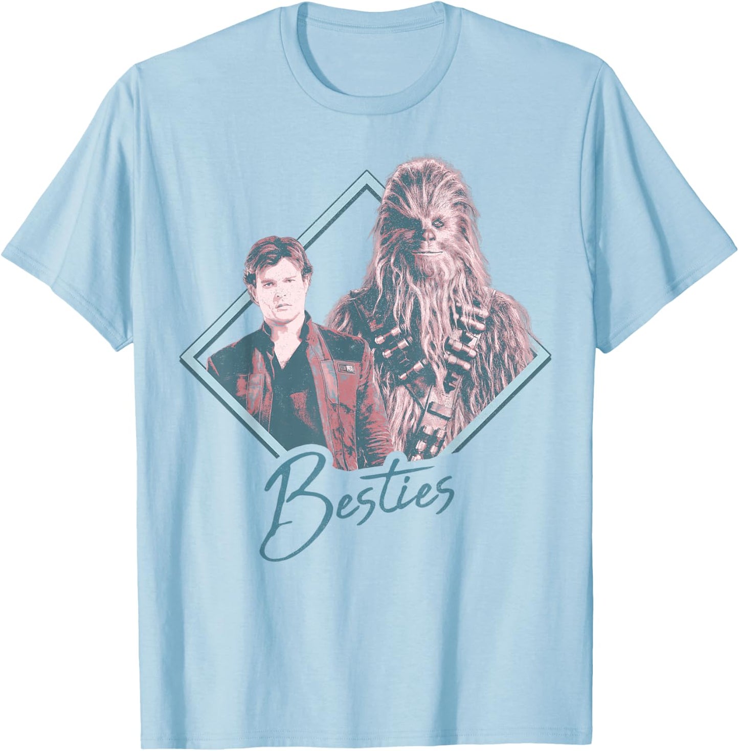 Star Wars Han Solo Movie Chewie Duo Besties Graphic T-Shirt - T-Shirt | Light Blue