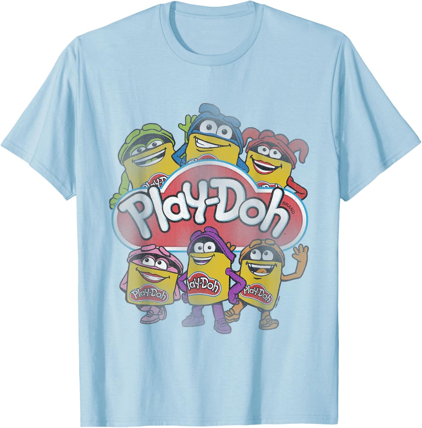 Play-Doh Colorful Characters T-Shirt - T-Shirt | Light Blue