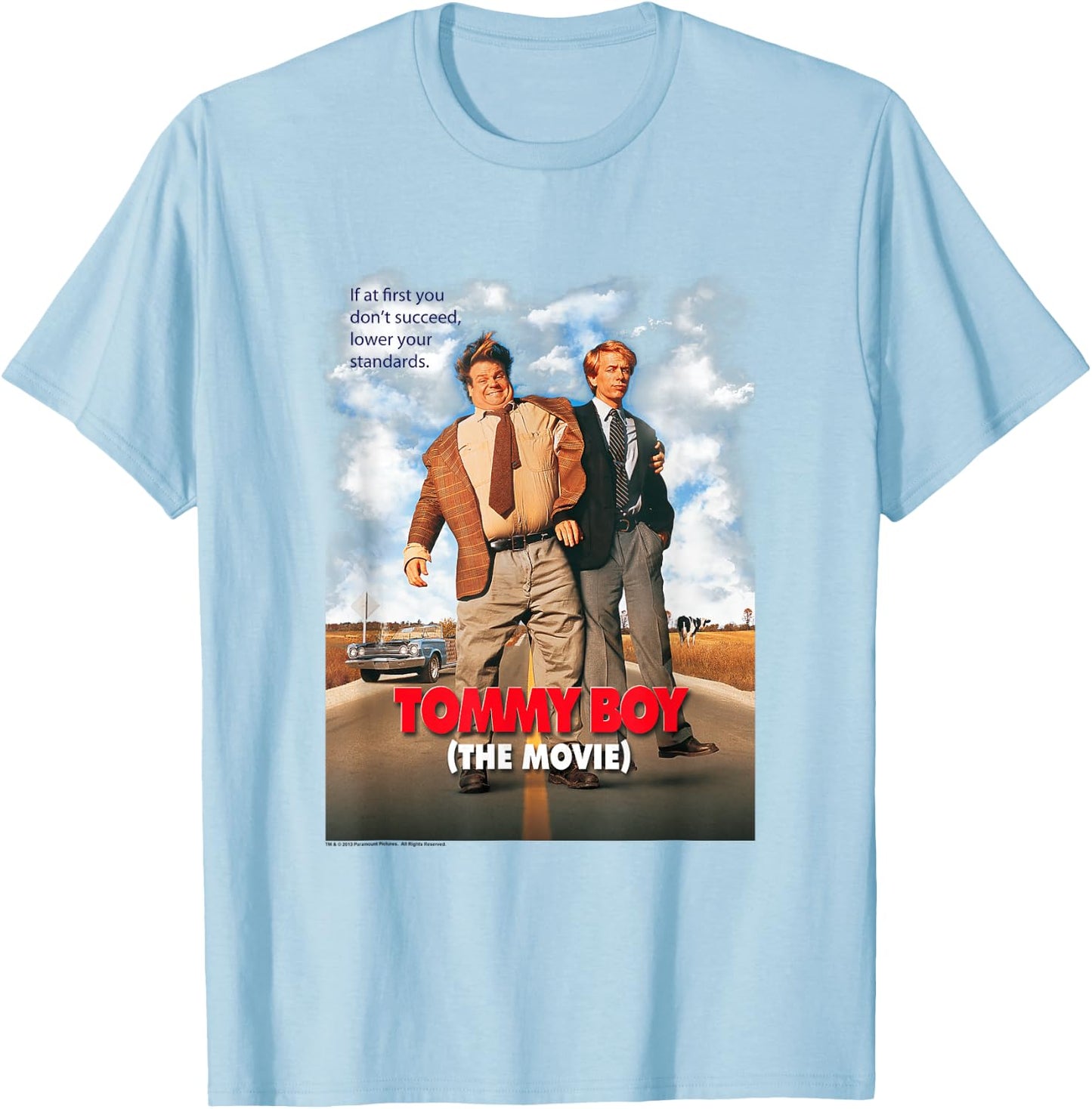 Tommy Boy Movie Poster T-Shirt - T-Shirt | Light Blue