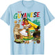 Guyanese Heritage Girls Outfit Idea & Guyana Flag Themed T-Shirt - T-Shirt | Light Blue